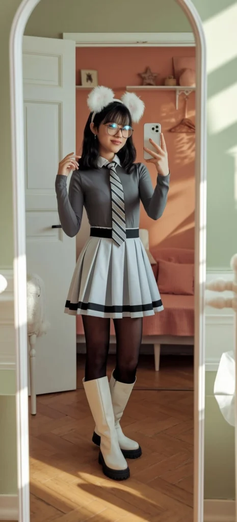 School Skirt Outfits